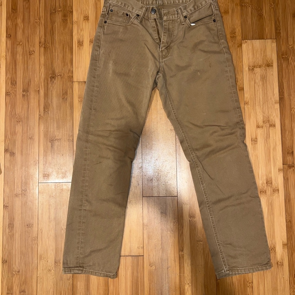 Levi's Tan Denim Jeans
